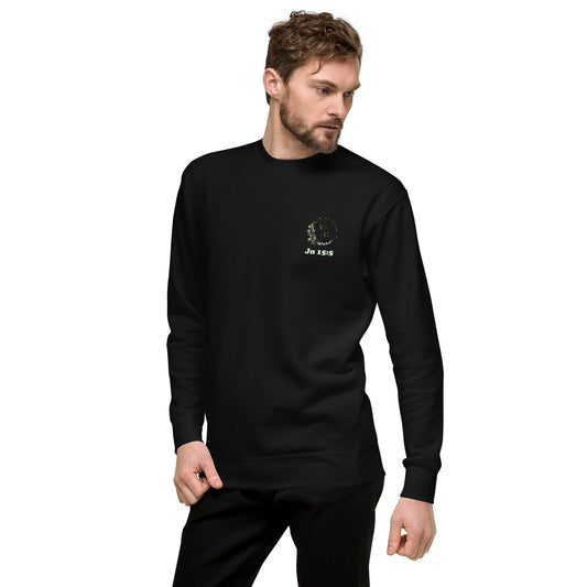 Jn 15:5 Vine of Grace Unisex Premium Sweatshirt