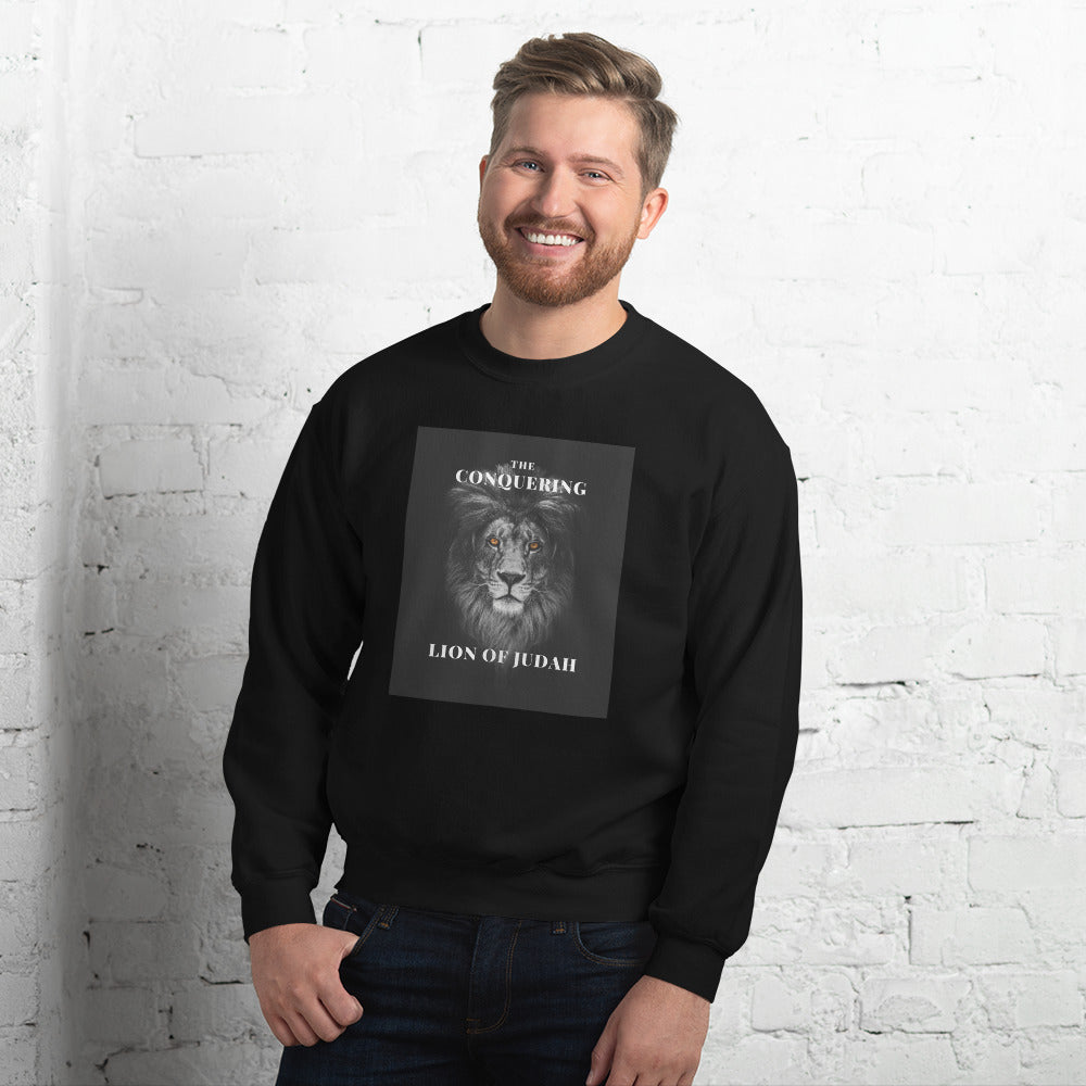 THE CONQUERING LION OF JUDAH Unisex Sweatshirt