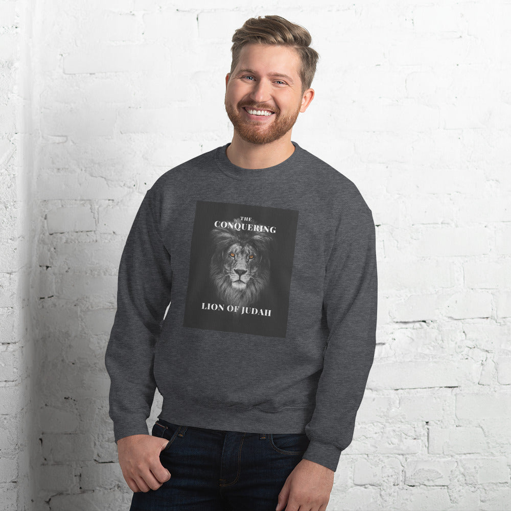 THE CONQUERING LION OF JUDAH Unisex Sweatshirt