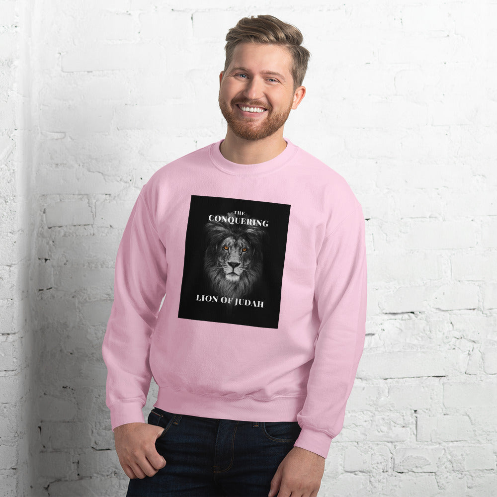 THE CONQUERING LION OF JUDAH Unisex Sweatshirt