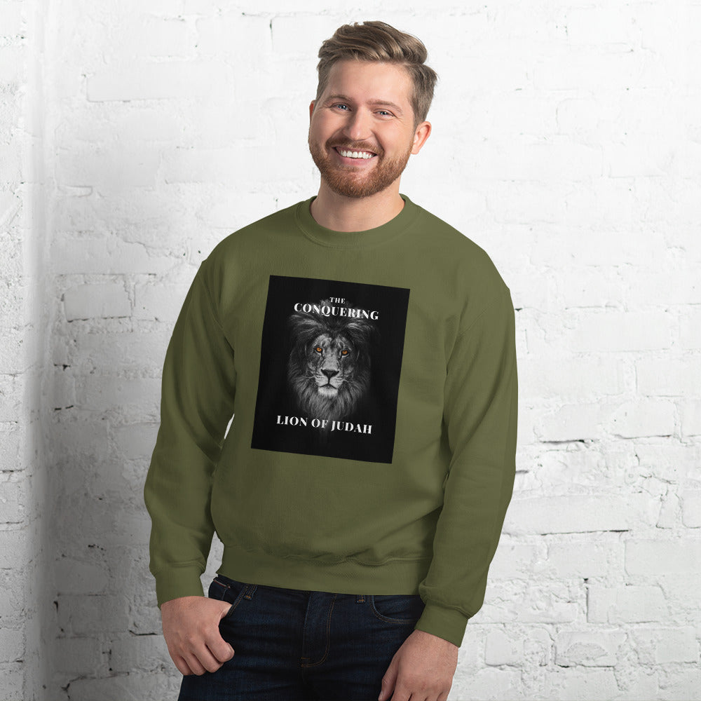 THE CONQUERING LION OF JUDAH Unisex Sweatshirt