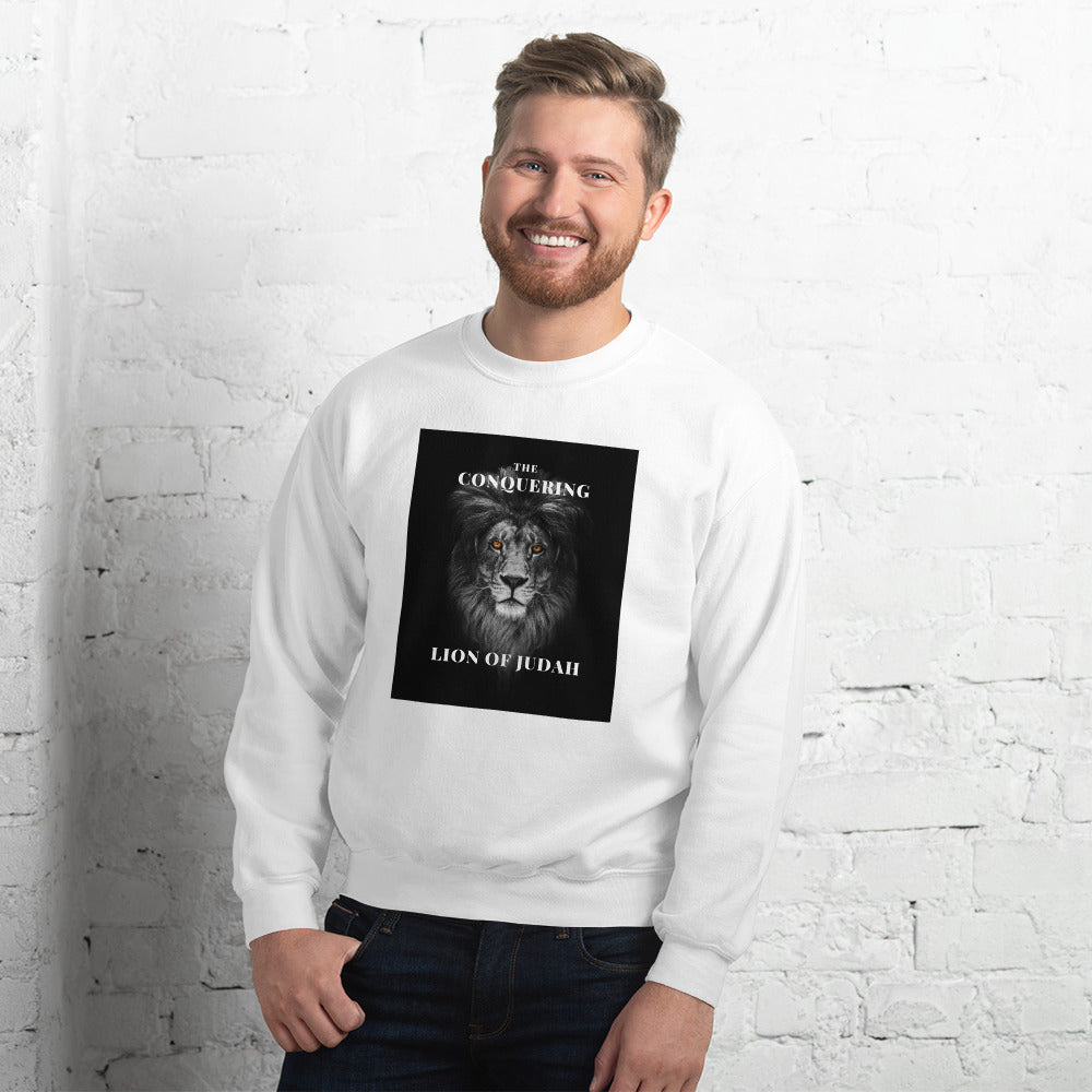 THE CONQUERING LION OF JUDAH Unisex Sweatshirt